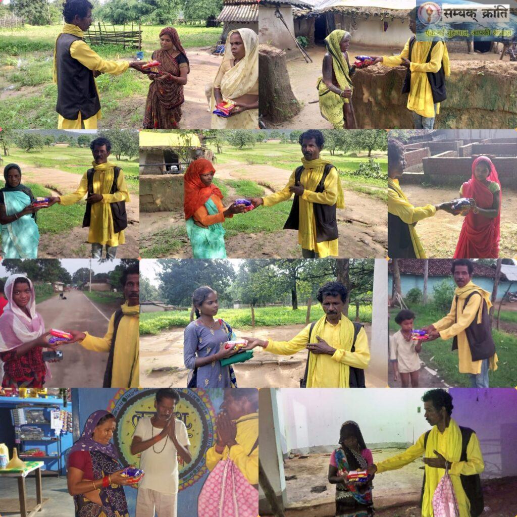 k-1024x1024 रक्षाबंधन में रेशम की डोरी : राखी – मिष्टान्न अन्य सामग्री का जनहित संघ ने किया वितरण