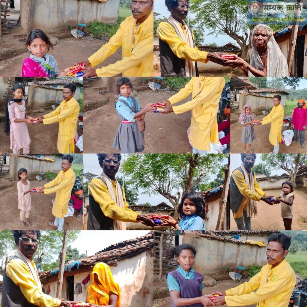 x-1024x1024 रक्षाबंधन में रेशम की डोरी : राखी – मिष्टान्न अन्य सामग्री का जनहित संघ ने किया वितरण