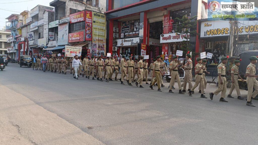 6-1024x577 एनसीसी कैडेट्स द्वारा एड्स दिवस पर जागरूकता रैली निकाली गई
